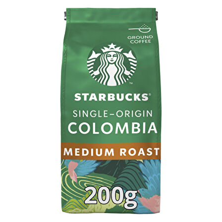 Starbucks Single Origin Colombia Öğütülmüş Kahve 200 Gr