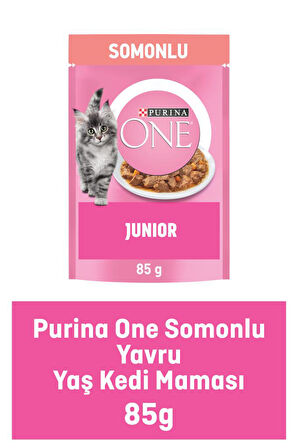 Purina One Yavru Kedi Maması Somon & Havuç 85g
