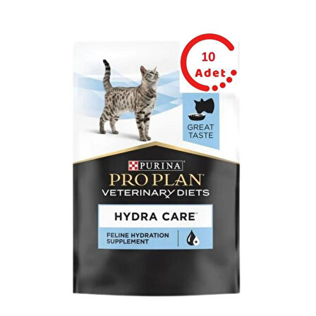 Proplan Hydra Care Hidrasyon Takviyesi Yetişkin Kediler İçin Tamamlayıcı Mama 85gr x 10 Adet