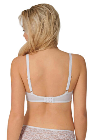 Triumph Amourette 300 W X Dantelli Balenli Beyaz Sütyen