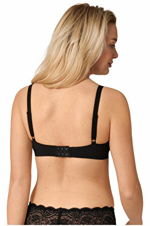 Triumph Amourette 300 W X Dantelli Balenli Siyah Sütyen