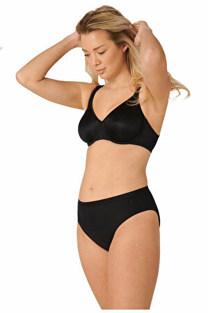 Triumph Comfort Minimizer W X Balenli Düz Toparlayıcı Siyah Sütyen