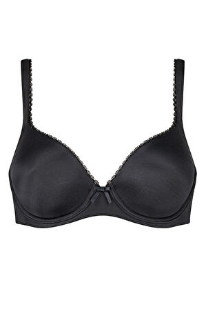 Triumph Perfectly Soft İçi Boş Pedli Balenli Siyah Sütyen