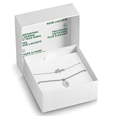 Lacoste LACJ2070046 Erkek Bileklik Seti