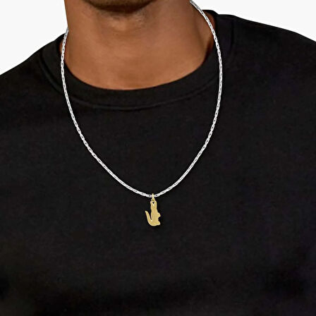 Lacoste LACJ2040551 Erkek Kolye