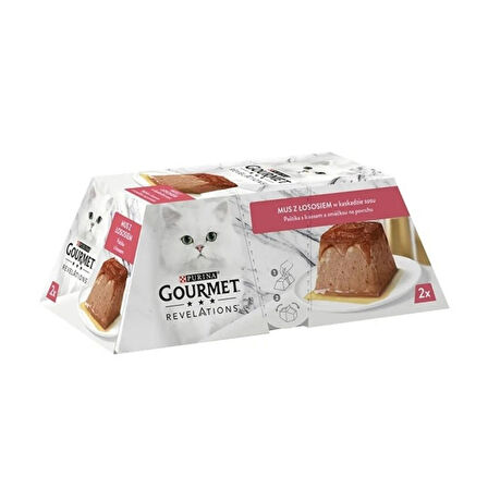 Purina Gourmet Revelations Somonlu Kedi Yaş Maması 2x57gr