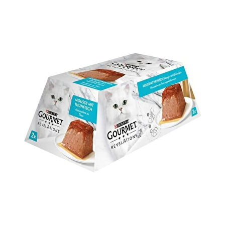 Purina Gourmet Revelations Ton Balıklı Kedi Konservesi 2X57gr