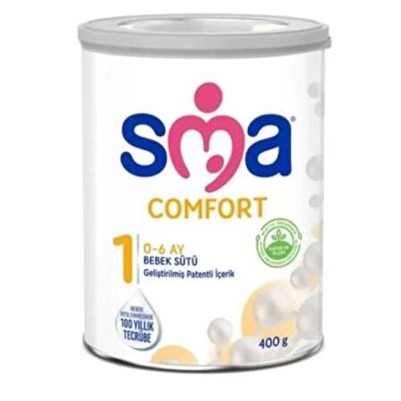 SMA Comfort 1 Prebiyotik Bebek Sütü 3 x 400 gr