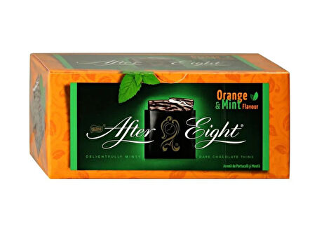 Nestle After Eight Portakal ve Naneli Bitter Çikolata 200 Gr. (1 Paket)
