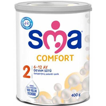 SMA Comfort 2 Prebiyotik Bebek Sütü 3 x 400 gr