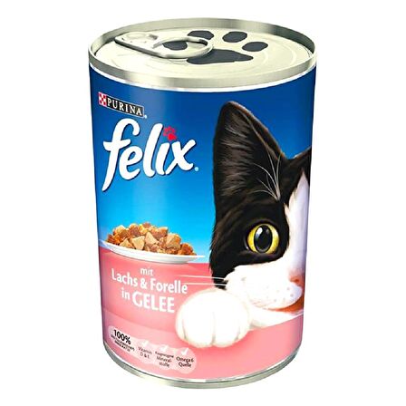 Purina Felix Somonlu Yetişkin Kedi Konservesi 400 gr