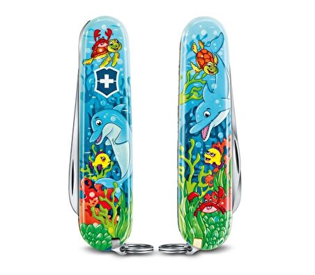 ​Victorinox 0.2373.E1 My First Victorinox Yunus Desenli Çakı ve Boyama Kitabı