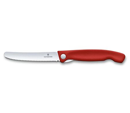 ​​​​​​​​​​​​​​​​​​​​​​​​​​​​​​​​Victorinox 6.7831.FB SwissClassic 11cm Katlanabilir Domates Bıçağı Tırtıklı