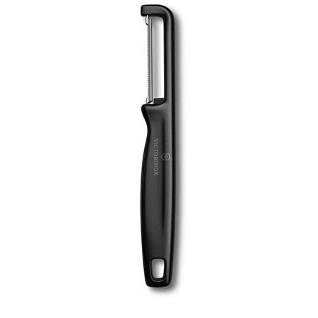 Victorinox 6.0943.3 IOTA Tırtıklı Kenar Çift Taraf Siyah Soyacak