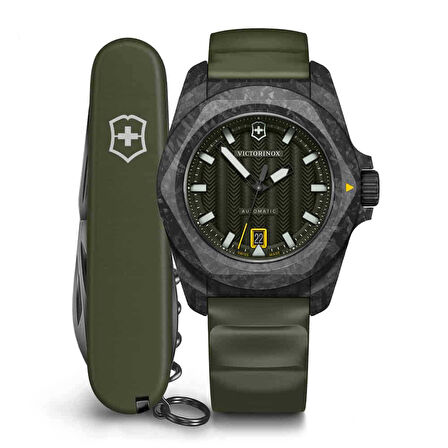 Victorinox 242021.1 I.N.O.X. Otomatik Erkek Kol Saati + Çakı Set