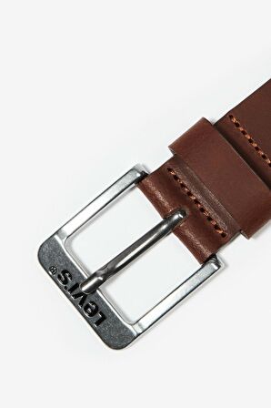 Levi's Erkek Kahverengi Deri Kemer 38016-0123