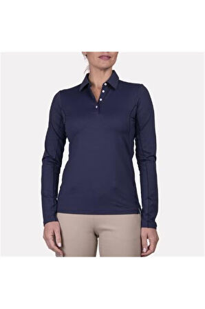 Kjus Elena Cooling Polo L/S Kadın Polo Tshirt