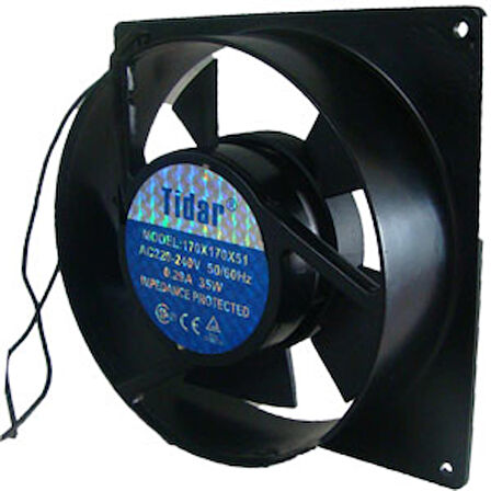 170x170x51 Hbl 220V Ac Fan