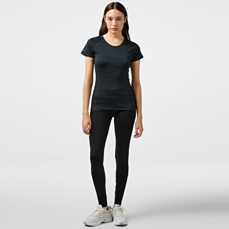 Energetics Evii SS Kadın Siyah Koşu T-Shirt