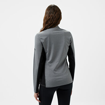 McKinley Andrea 1/2 Zip Kadın Gri Outdoor Polar