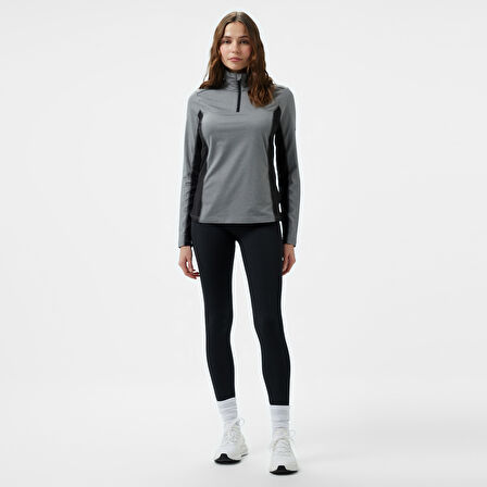 McKinley Andrea 1/2 Zip Kadın Gri Outdoor Polar