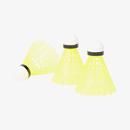 Pro Touch Unisex Sarı 3'lü Badminton Topu