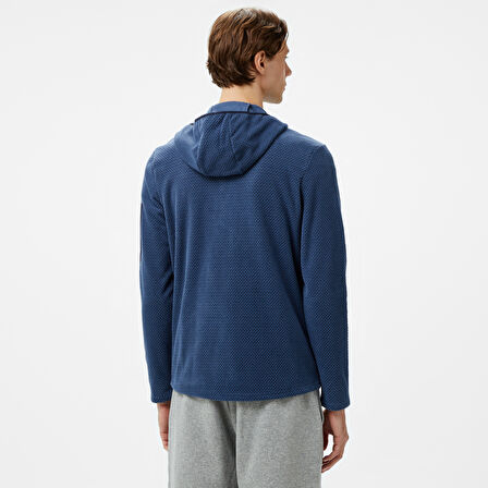 Mc Kinley Hucture II Fz Erkek Mavi Outdoor Sweatshirt