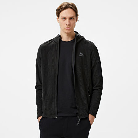 Mc Kinley Hucture II Fz Erkek Siyah Outdoor Sweatshirt