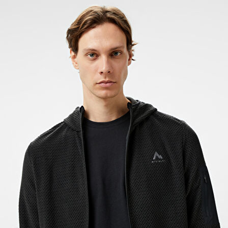 Mc Kinley Hucture II Fz Erkek Siyah Outdoor Sweatshirt