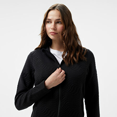 Mc Kinley Havina II Fz Kadın Siyah Günlük Sweatshirt