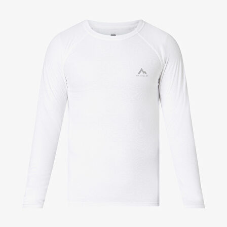 Mc Kinley Waldo II Termal Beyaz Siyah Uzun Kollu T-Shirt