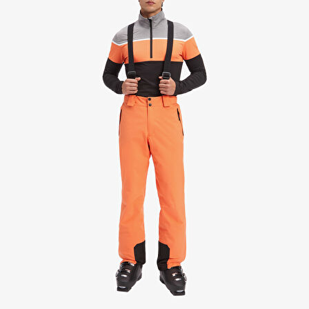 Mc Kinley Didi II Erkek Turuncu Askılı Kayak Pantolonu