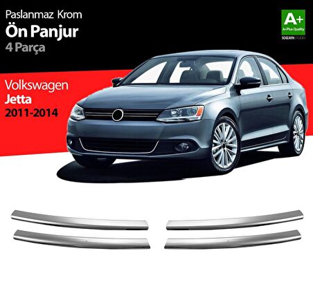 S-Dizayn VW Jetta Krom Ön Panjur 4 Prç. 2011-2014