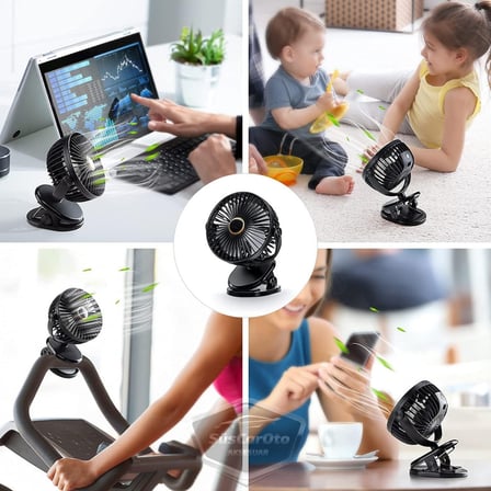 Üniversal Mandallı Oto Ofis Araç İçi Torpido Üstü Vantilatör USB ve Çakmak Girişli Tak Çalıştır Soğutucu Fan 360° Dönebilen Ultra Sessiz Oynar Başlıklı 6'' Araç Fanı
