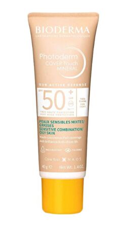 Bioderma Photoderm Cover Touch Mineral Spf50+ 40 gr - Very Light