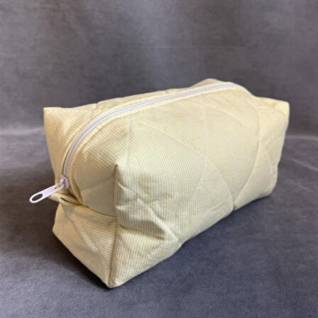 Uretti - Ege 7366 El Yapımı Makyaj Çantası / Organizer - 14cm x 23cm