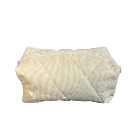 Uretti - Ege 7366 El Yapımı Makyaj Çantası / Organizer - 14cm x 23cm