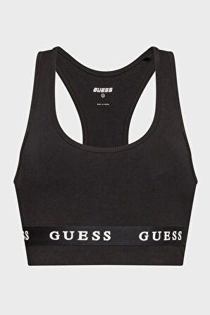 Guess Siyah Sporcu Sütyeni V2YP12KABR0-ALINE TOP ECO STRETC