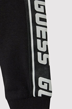 Guess Çocuk Siyah 4G Logolu Sweatshirt