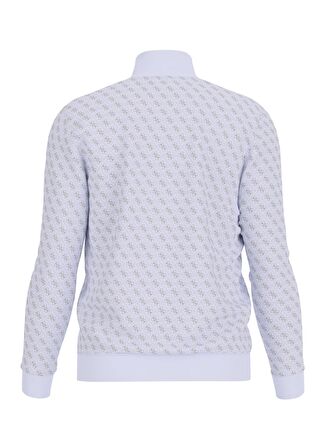 Guess Zip Ceket, M, Beyaz