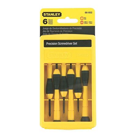 Stanley ST066052 Saatçi Tornavida Seti, 6 Parça