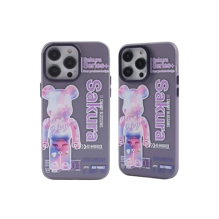 Apple iPhone 13 Pro Kılıf Prada Desenli Kapak - Prada Mor - 1