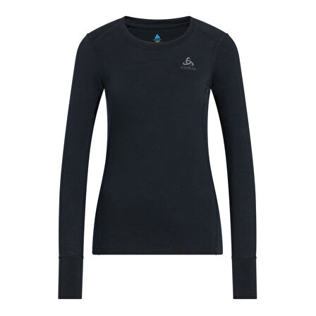 Odlo Merino 200 Termal Kadın Üst İçlik Siyah