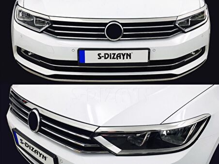 S-Dizayn VW Passat B8 Krom Aksesuar Seti Full S Dizayn A+Kalite