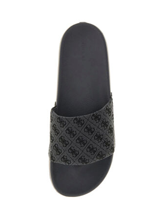 Guess Erkek  Siyah Tokyo 4G Logolu Terlik