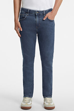 Erkek GJ G12 Denim Pantolon - Mavi  | 28