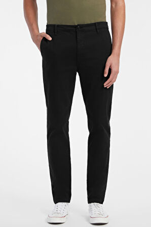 Erkek Gj Slim Chino Pantolon - Siyah | 32
