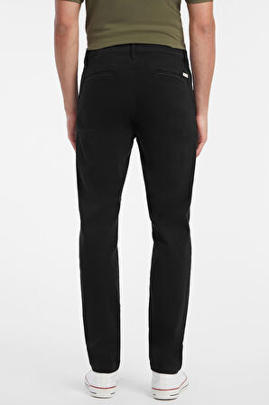 Erkek Gj Slim Chino Pantolon - Siyah | 32