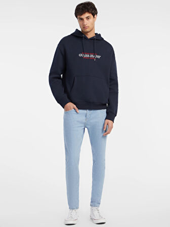 Guess Jeans Erkek Lacivert Sweatshirt M4YQ23K9V31-A71W