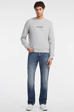 Guess Erkek Sweatshirt-M4YQ19K9V31Mavi